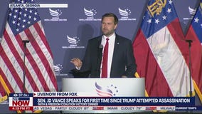 Vance first remarks since Trump assassination attempt