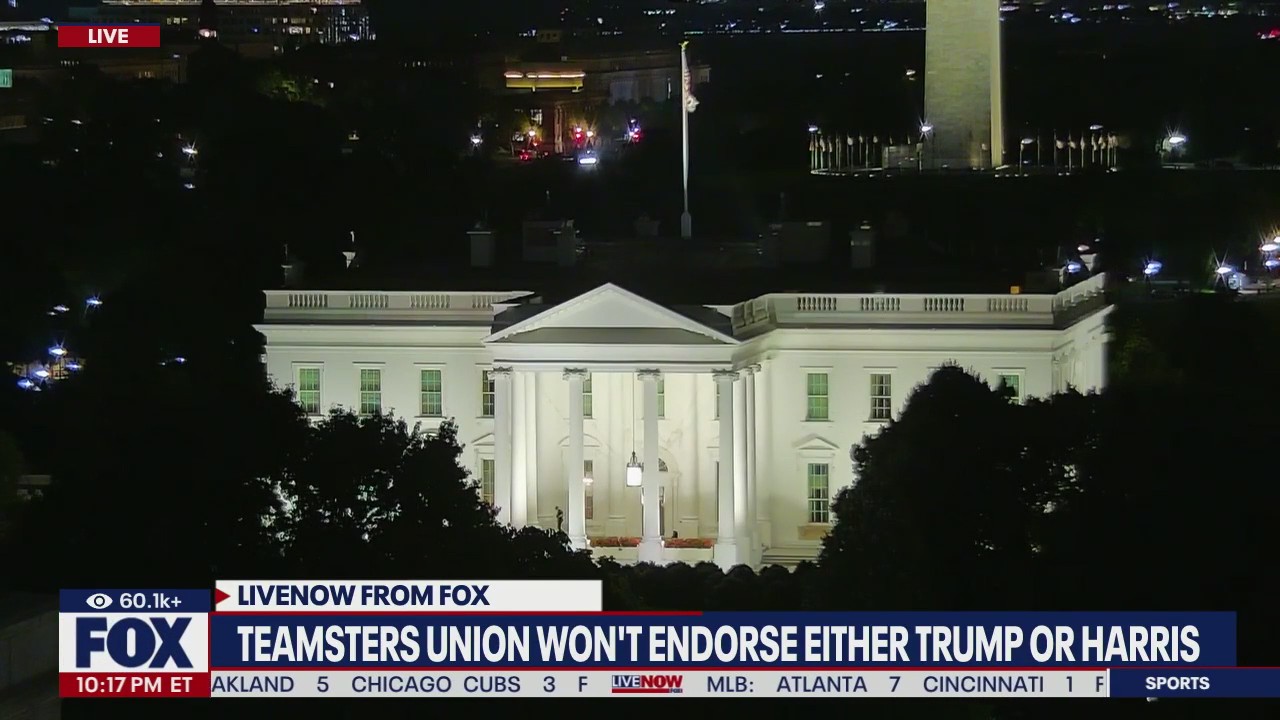 Teamsters union won't endorse Trump or Harris