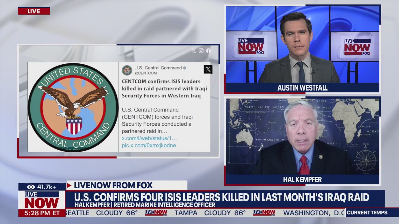 ISIS leaders killed in joint raid with Iraqi forces