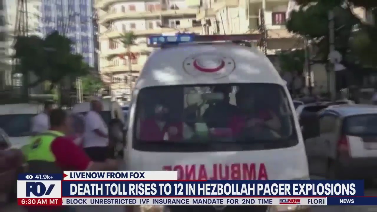 12 dead in Hezbollah pager explosions