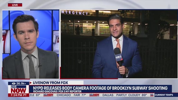 NYPD releases body camera footage of subway shooting