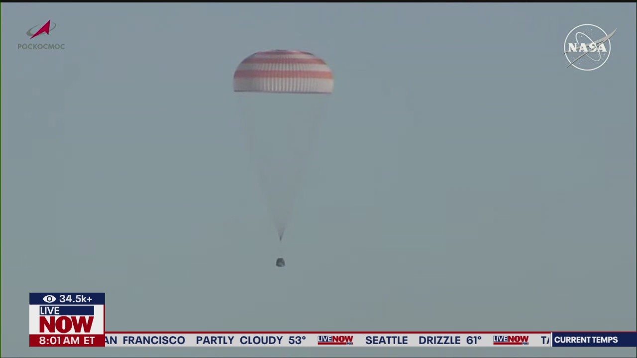 Space station crew returns to Earth