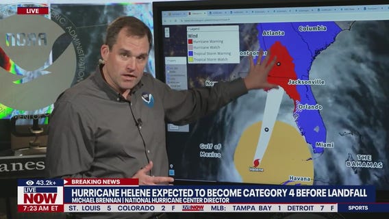 Hurricane Helene expected to become Cat. 4