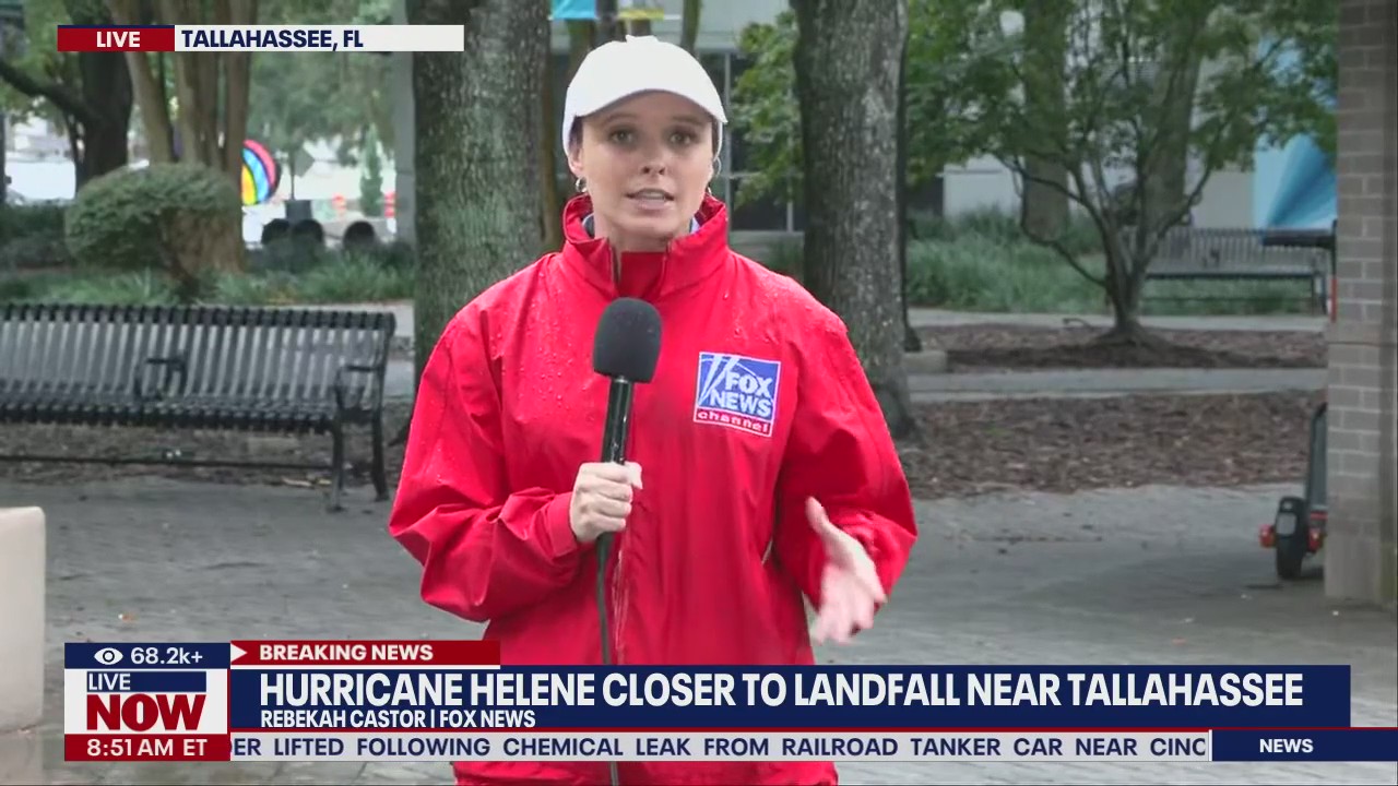 Hurricane Helene closer to landfall near Tallahassee