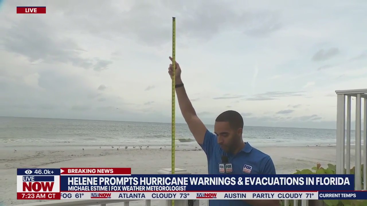 Storm surge expected to impact Florida Gulf coast