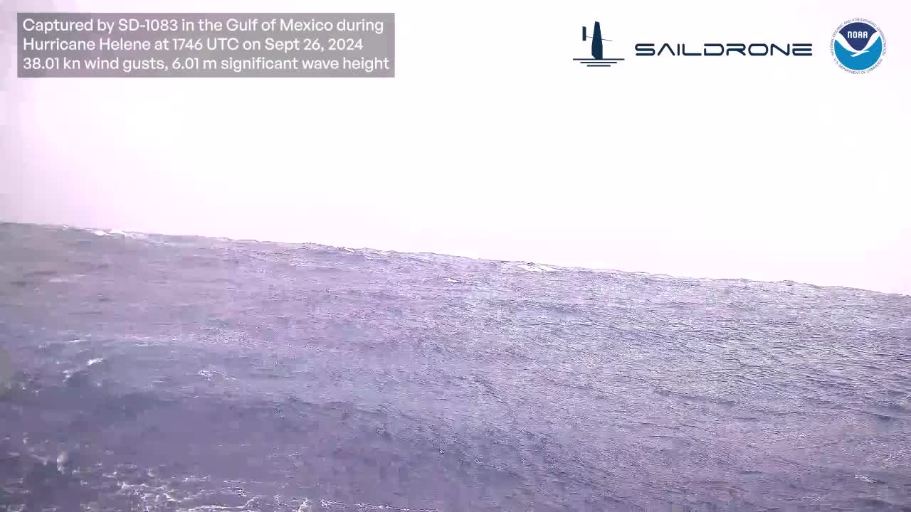 Drone video shows ferocious ocean inside Hurricane Helene | LiveNOW ...