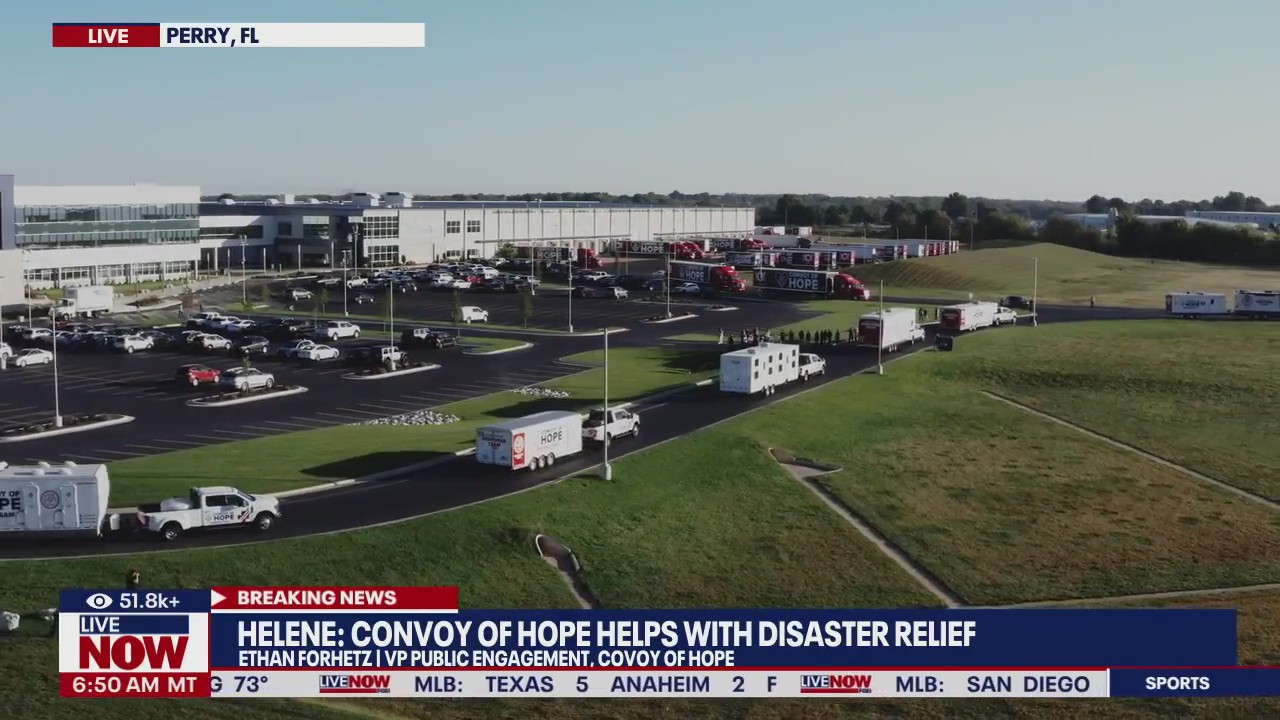Convoy of Hope helps with Hurricane Helene relief
