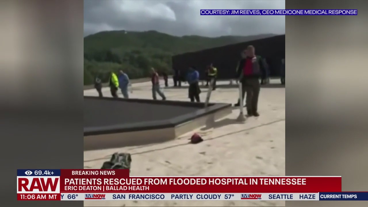 Patients rescued after hospital in Tennessee floods