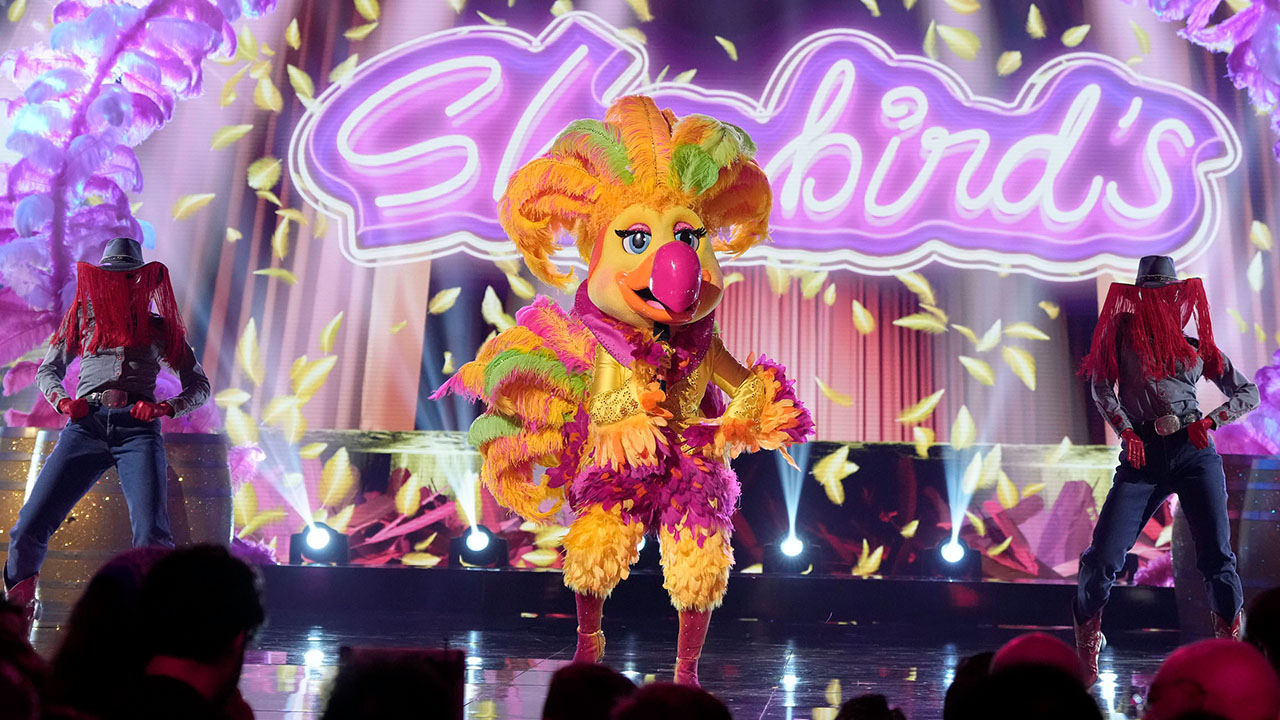 Showbird revealed on 'The Masked Singer'