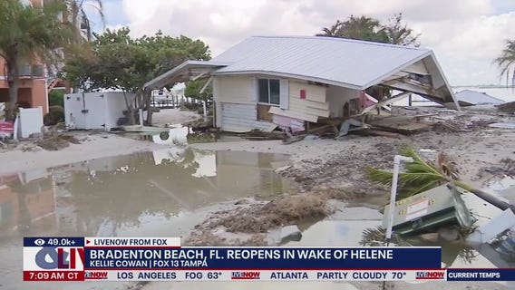Helene recovery: Bradenton Beach, Fl. reopens