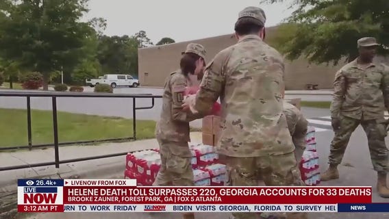 Helene death toll surpasses 220; 33 in Georgia