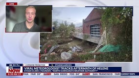 Viral meteorologist tracks Helene's aftermath