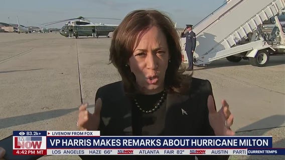 Harris says DeSantis refused her call ahead of hurricane
