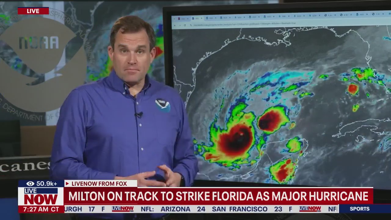 Hurricane Milton quickly intensifying | LiveNOW from FOX