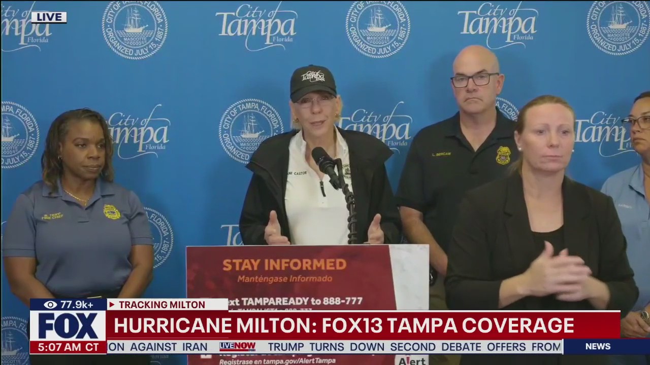 Tampa leadership on Hurricane Milton recovery efforts