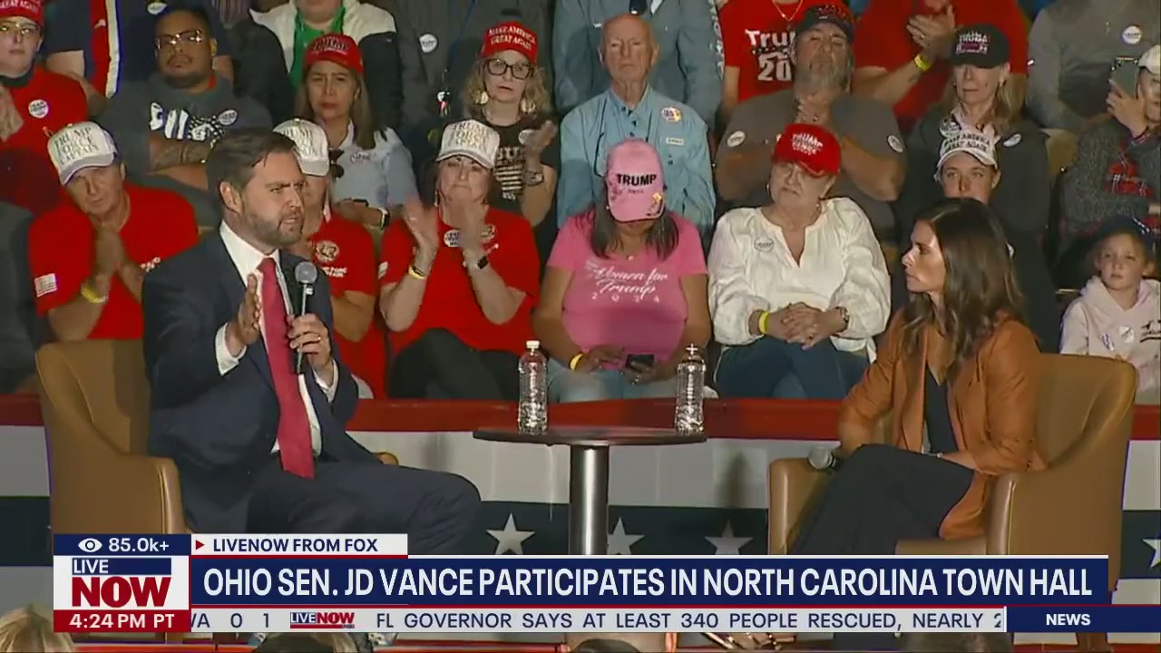 JD Vance attends town hall in North Carolina
