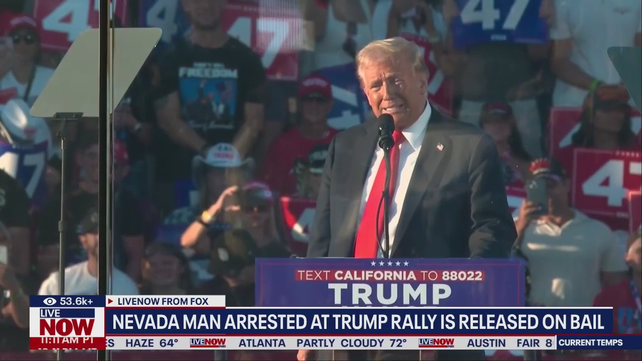 Riverside County sheriff discusses Trump rally arrest