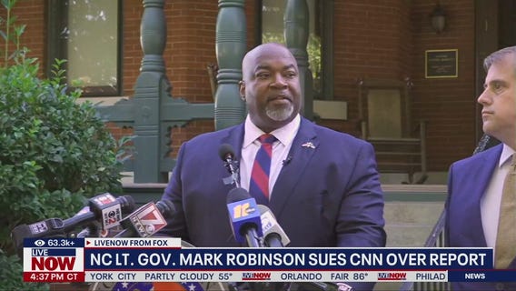NC Lt. Gov. Mark Robinson sues CNN