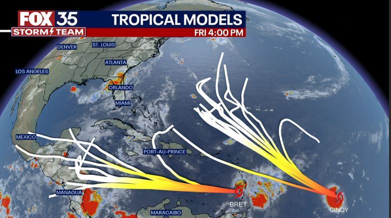 2 tropical storms being watched in Atlantic