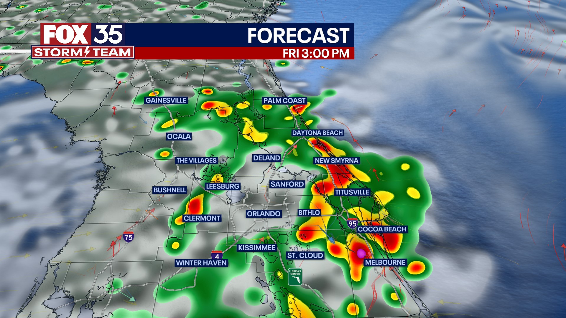 Heat & rain expected this weekend in Orlando