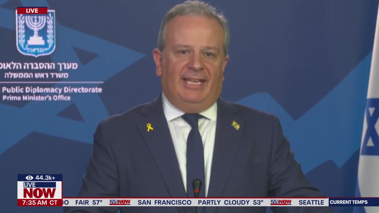 Israeli government daily briefing amid conflict