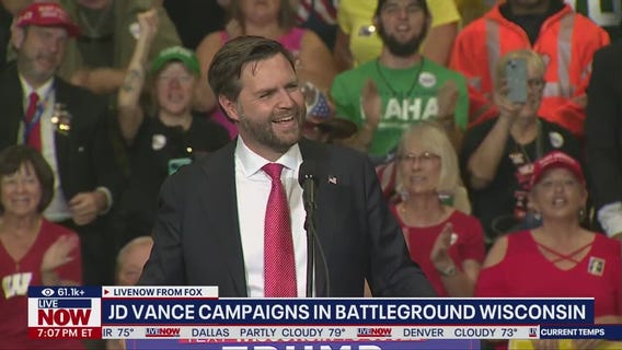 JD Vance campaigns in Wisconsin