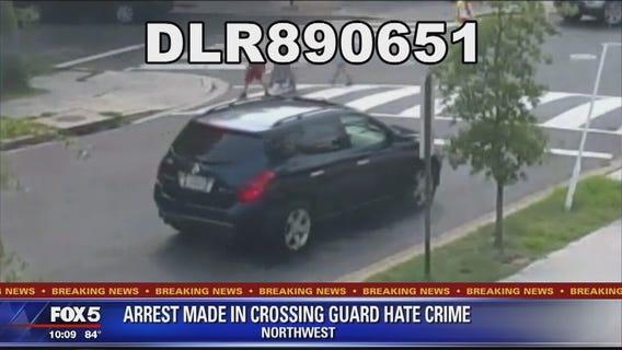 'Unhinged' driver who threatened Hispanic DC crossing guard arrested, police say