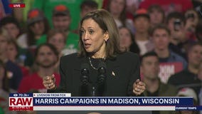VP Harris campaigns in battleground Wisconsin