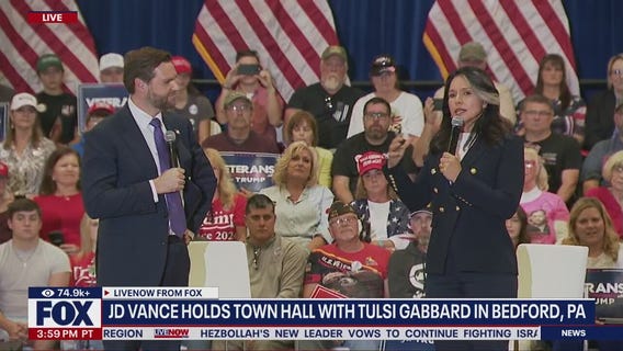 JD Vance, Tulsi Gabbard hold town hall in Penn.