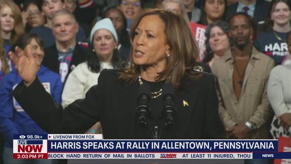 VP Harris speaks at rally in Allentown, Pennsylvania