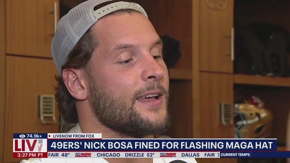 49ers' Nick Bosa fined for wearing MAGA hat
