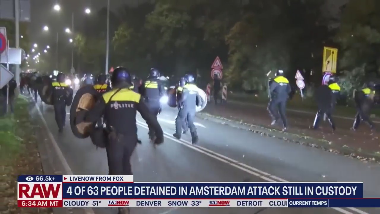 4 of 63 suspects remain detained in Amsterdam attack