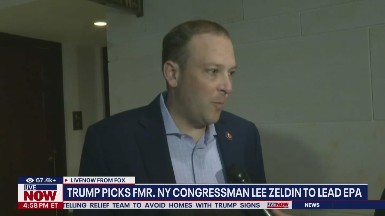 Trump picks Lee Zeldin to lead EPA