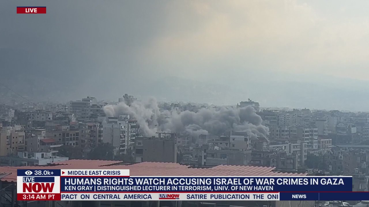 Human Rights Watch accuses Israel of war crimes