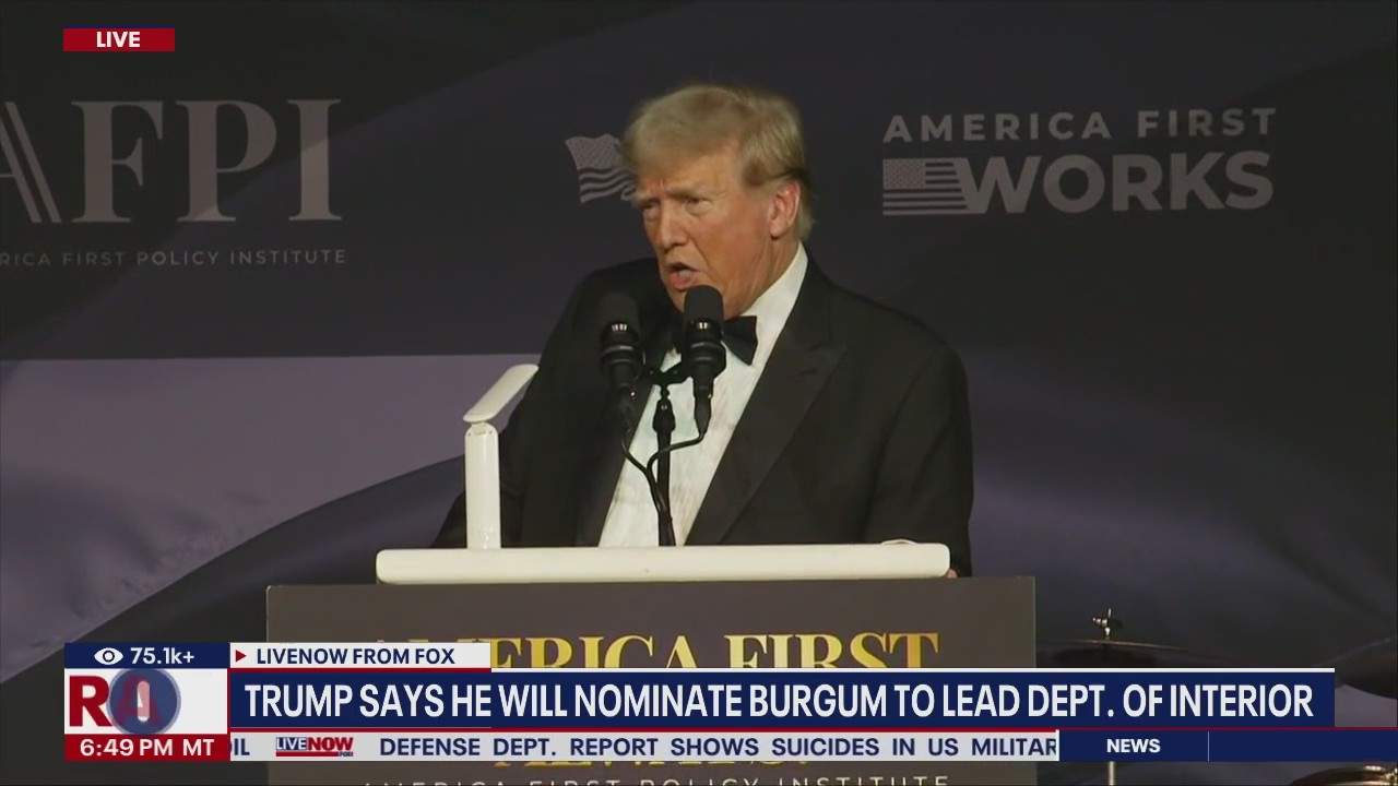 Trump says he will nominate Burgum for cabinet