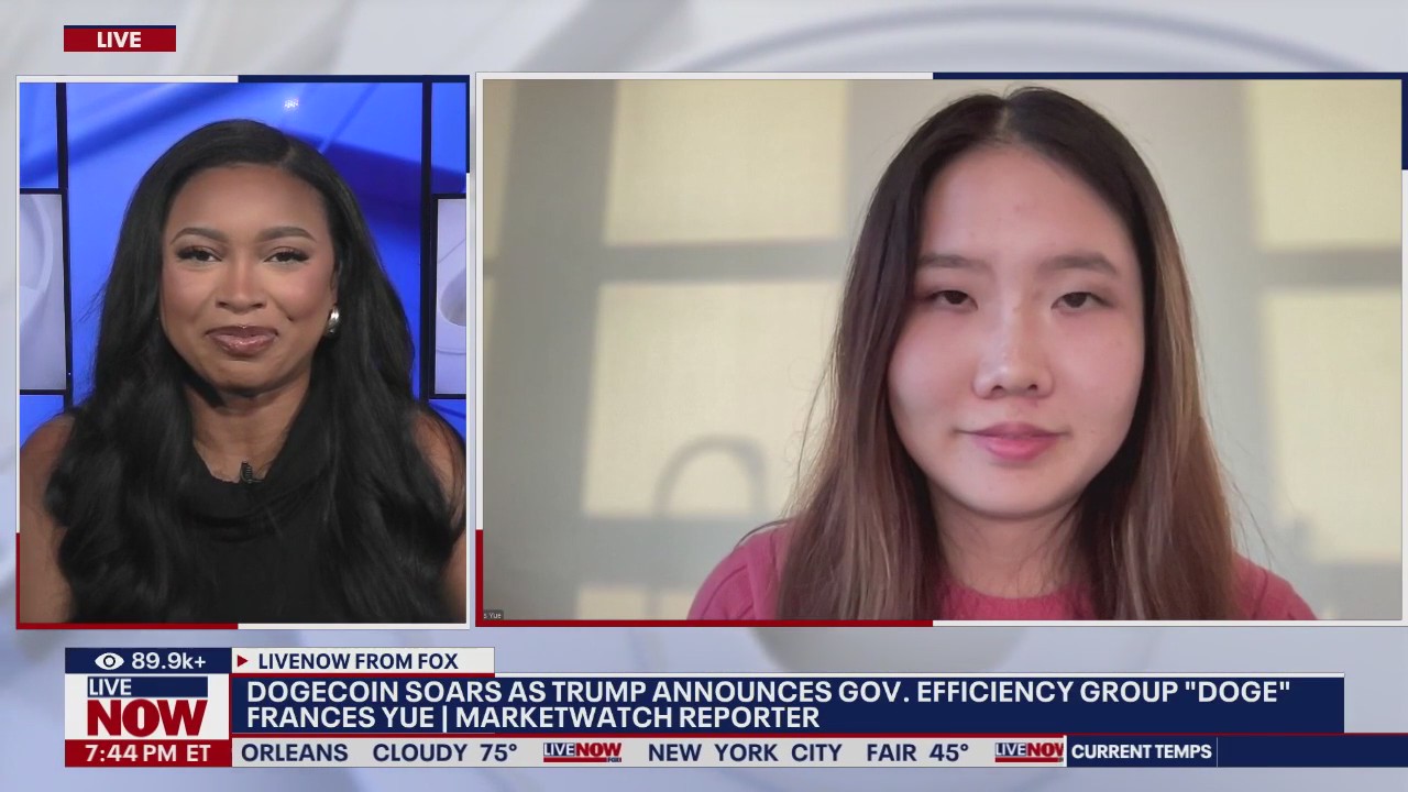 Dogecoin soars as Trump announces "DOGE"