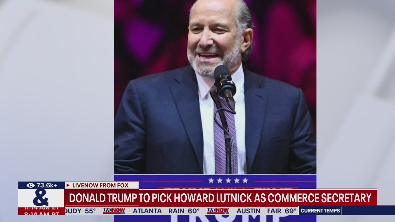 Trump to pick Howard Lutnick as commerce secretary