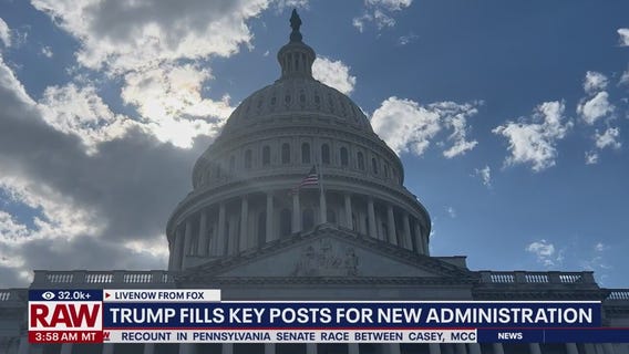 Trump fills key posts for new administration