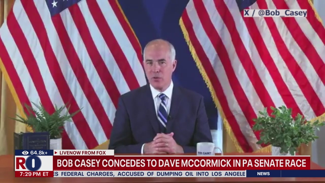 Casey concedes to McCormick in PA Senate race