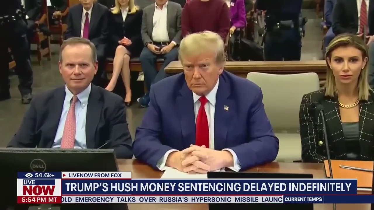 Trump's hush money sentencing delayed indefinitely
