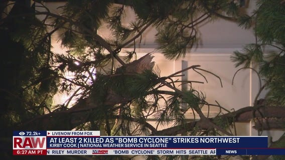 ?Bomb cyclone? kills 2 and knocks out power