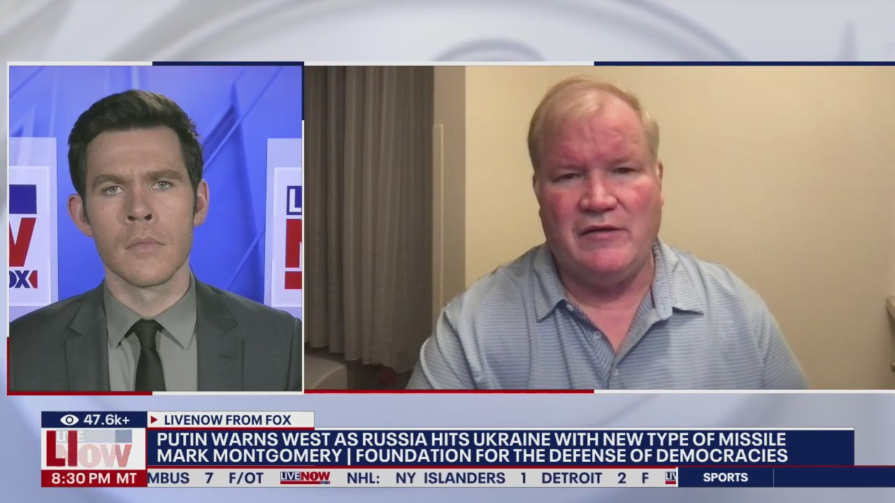 Putin warns West as 'new missile' fired