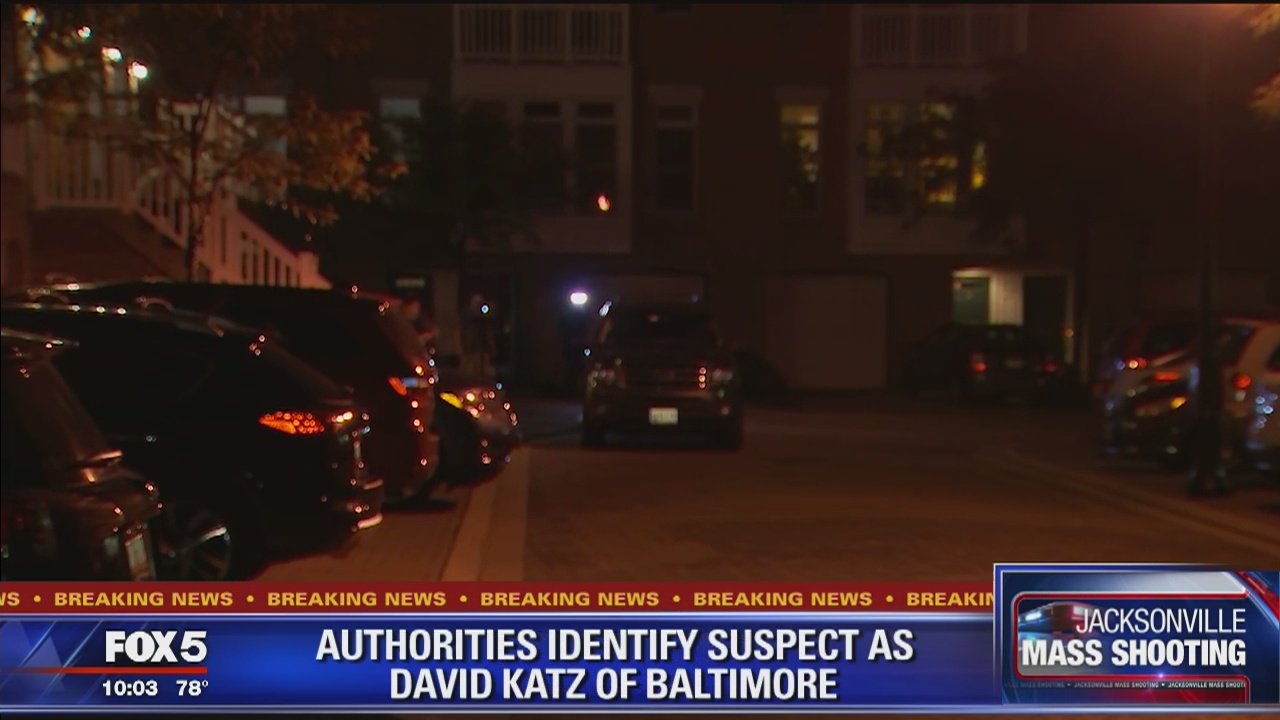 Maryland man suspected shooter in Jacksonville Florida