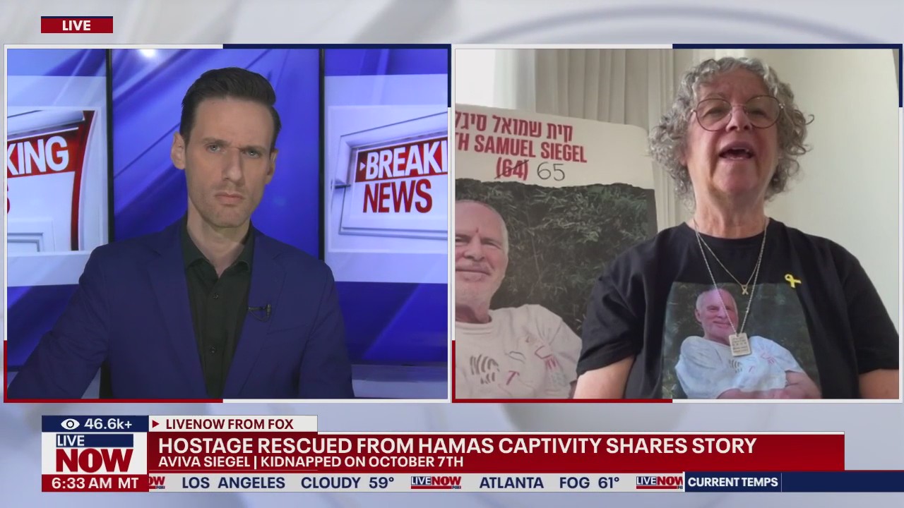 Rescued hostage pleads for return of her husband