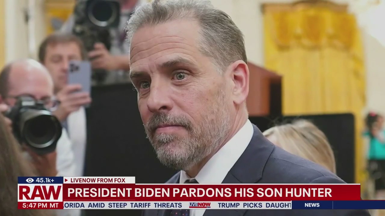 President Biden pardons his son Hunter