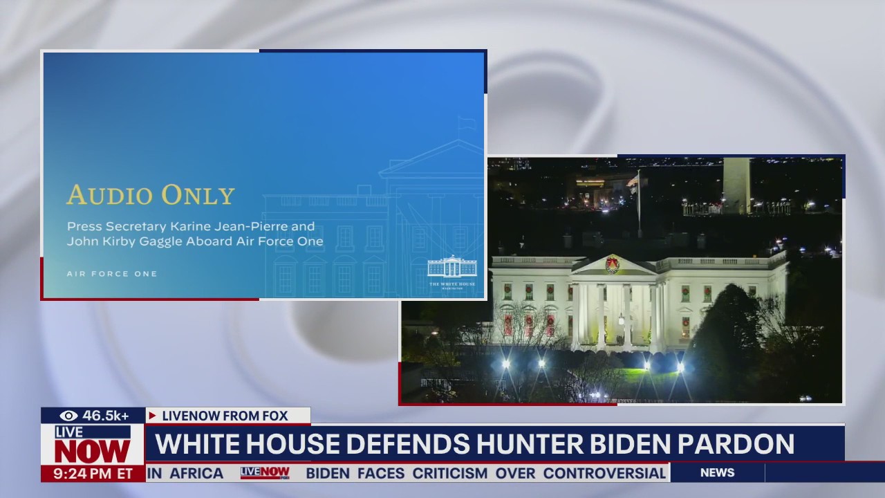 White House defends Hunter Biden pardon