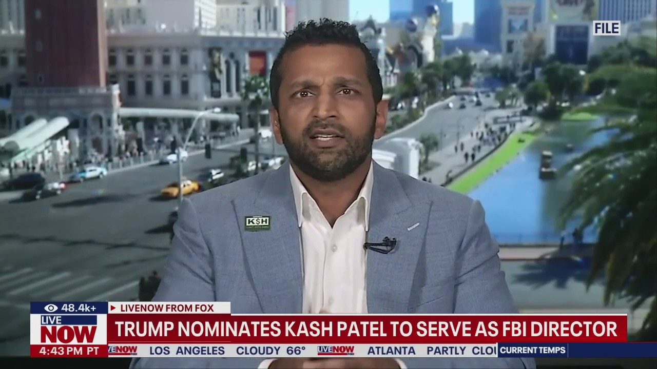 Trump nominates Kash Patel as FBI Director