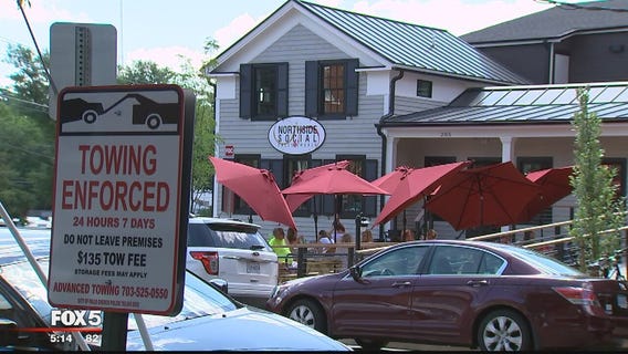 Spike in towing in Falls Church after opening of new coffee shop and restaurant