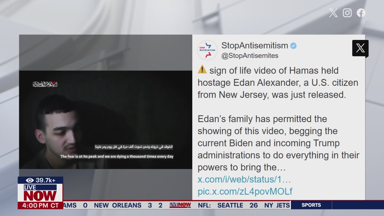 Hamas releases video of American-Israeli hostage