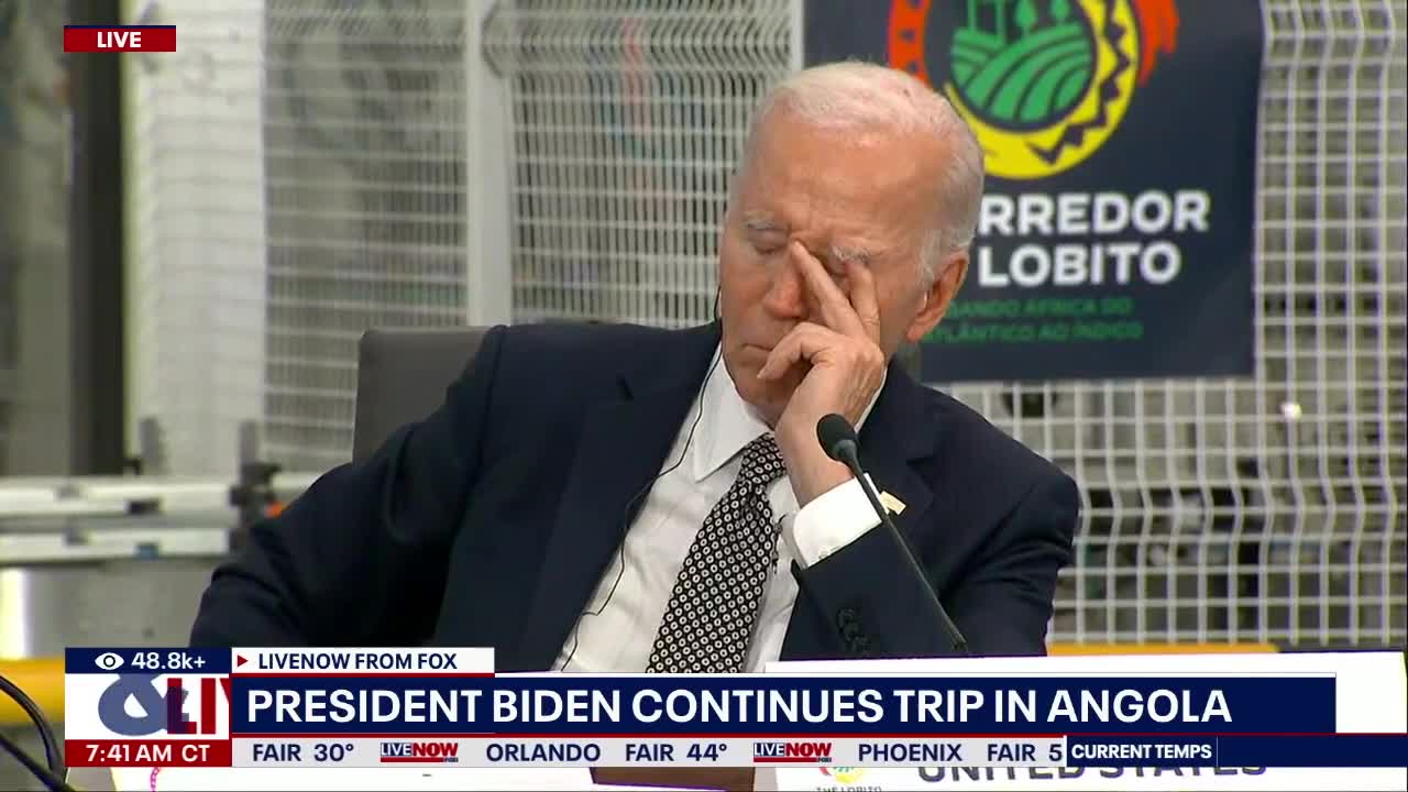 Biden appears to doze off during economic summit